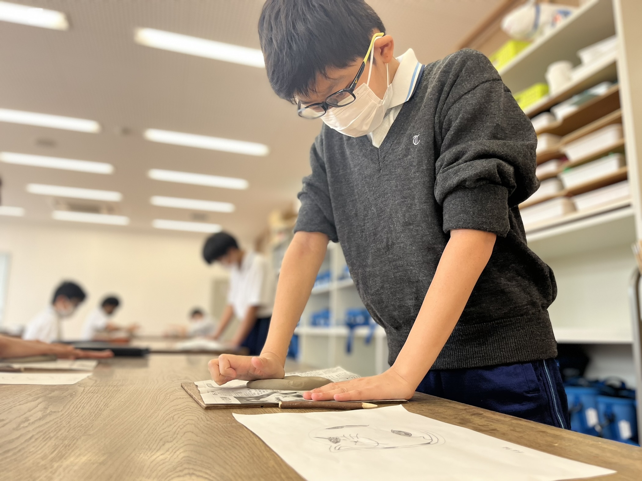 ６年生「やきもの」