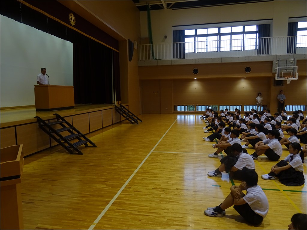 ２学期　始業式