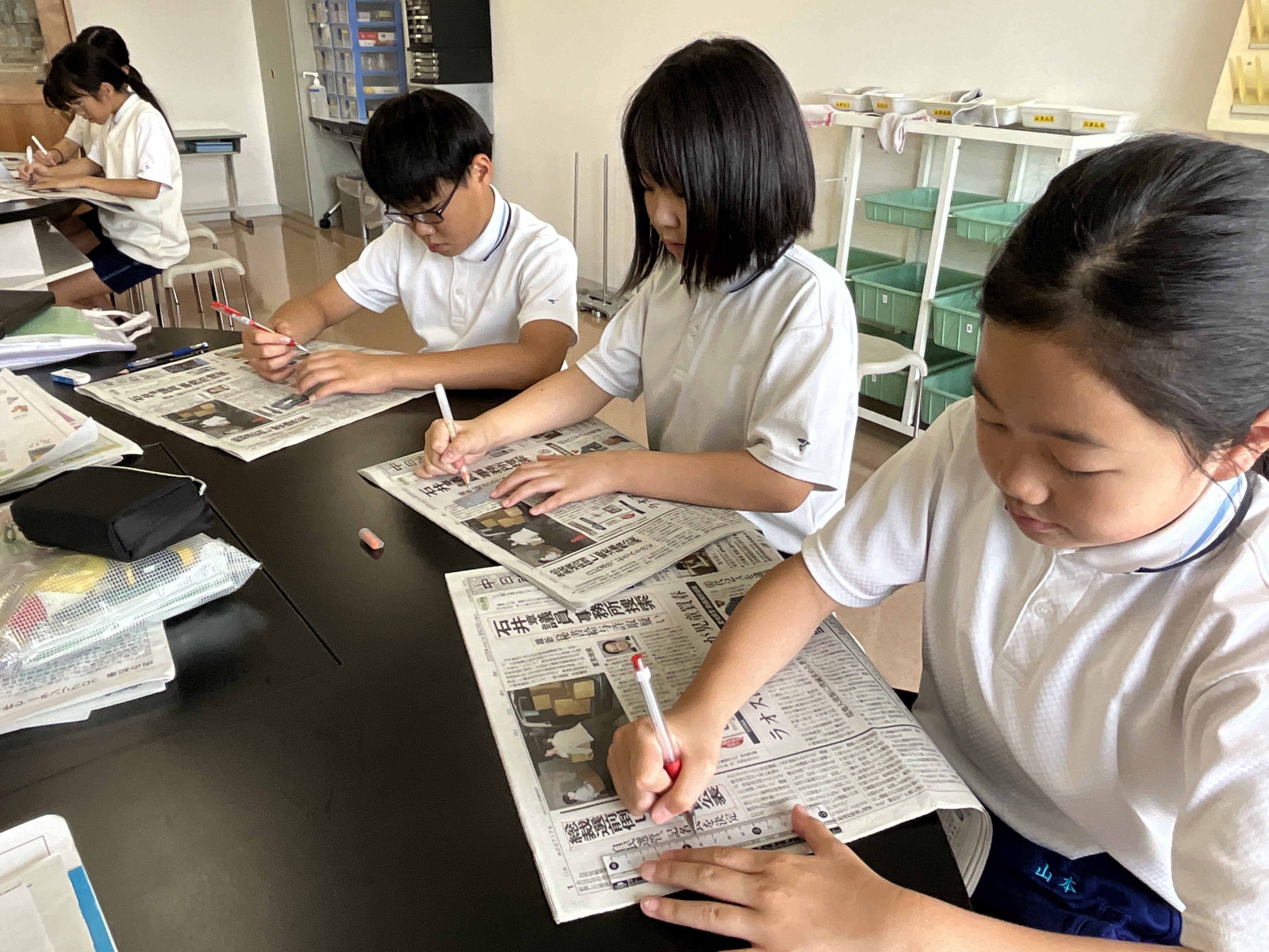 ５年生　わくわく新聞講座
