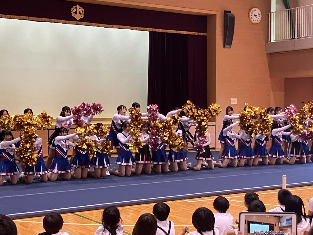 帝京大学可児小中高交流会～チアリーディング部発表～