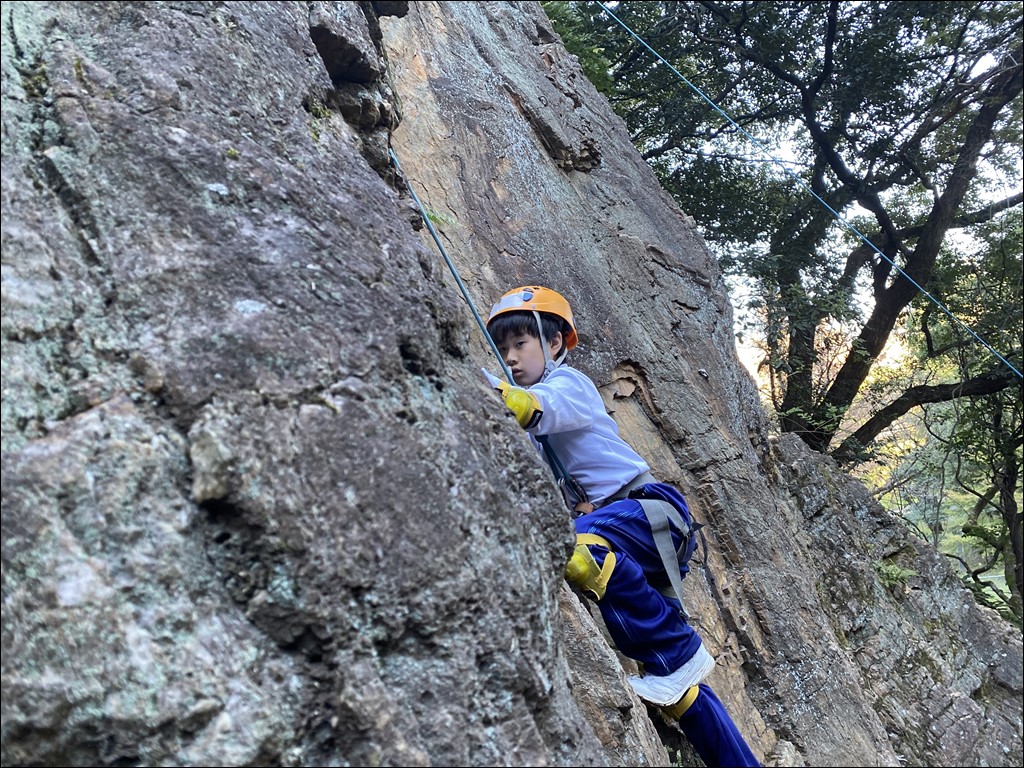 5年生 ぼうけん「ロッククライミング」