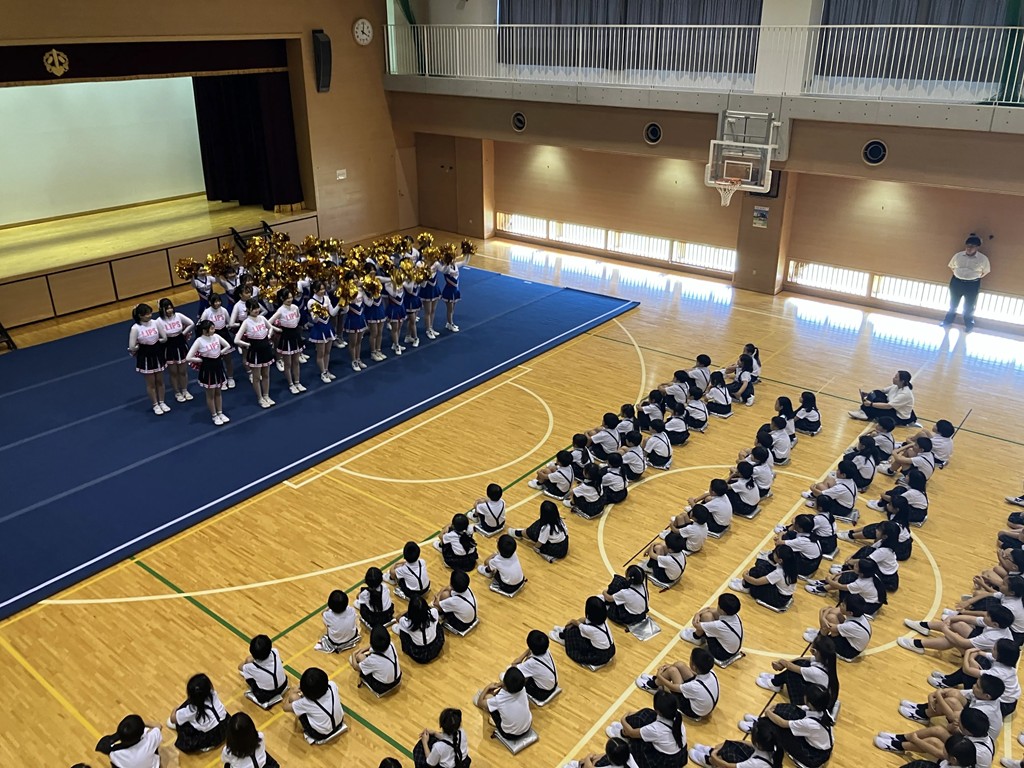 帝京大学可児小中高交流会~チアリーディング部発表~