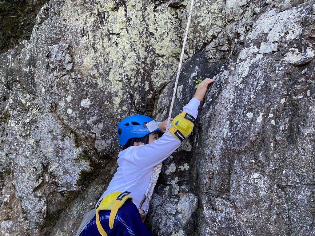 5年生 ぼうけん「ロッククライミング」