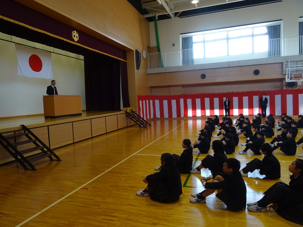 3学期　修了式