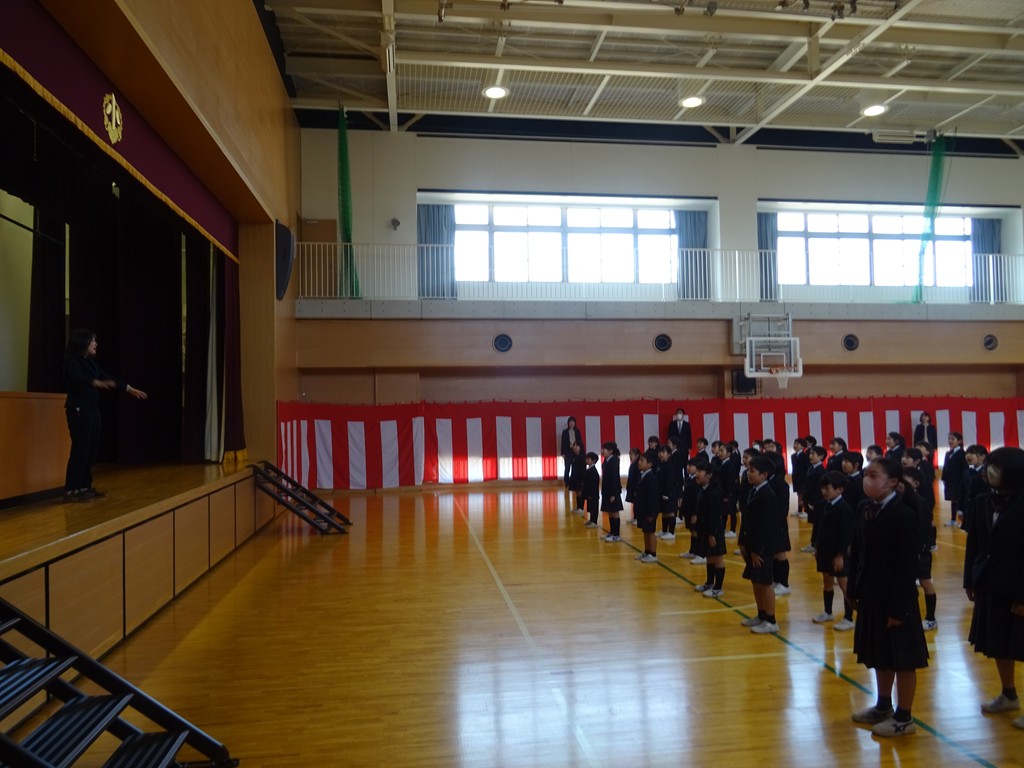 3学期　修了式