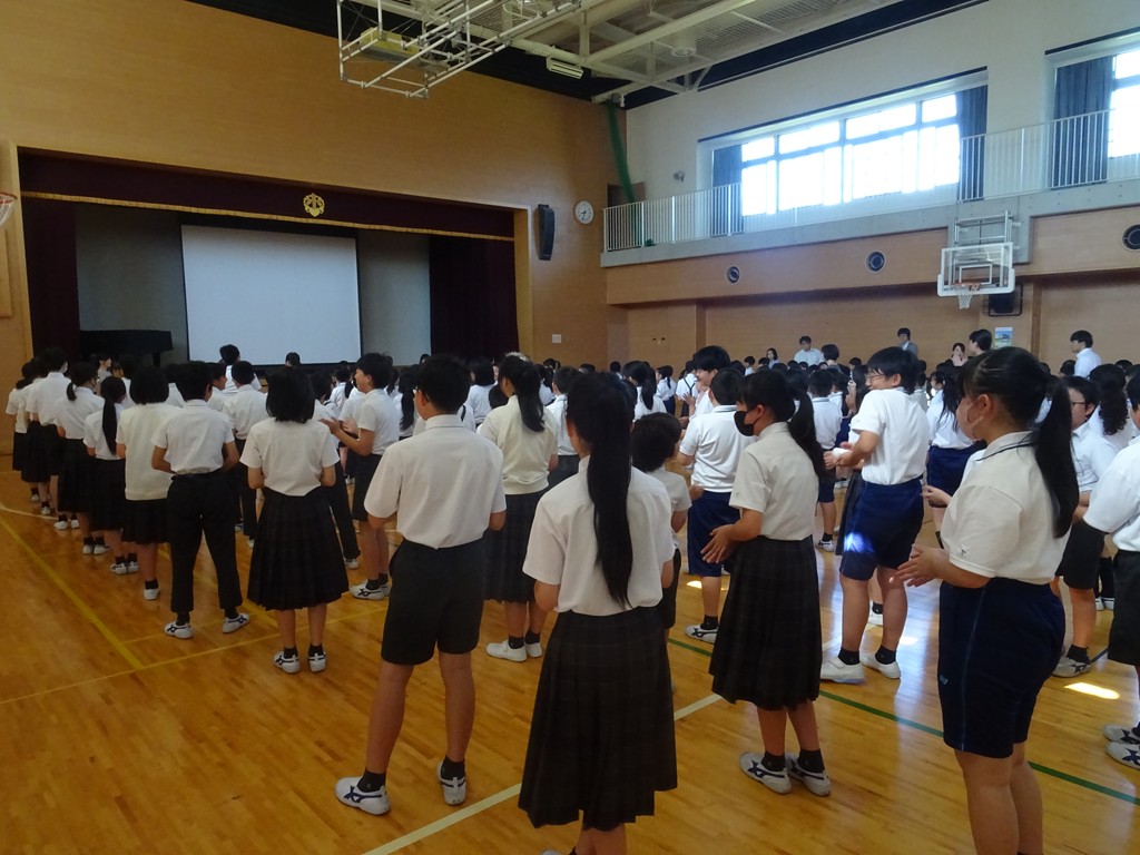 7月14日 全校集会