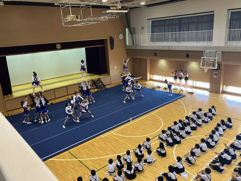 帝京大学可児小中高交流会~チアリーディング部発表~
