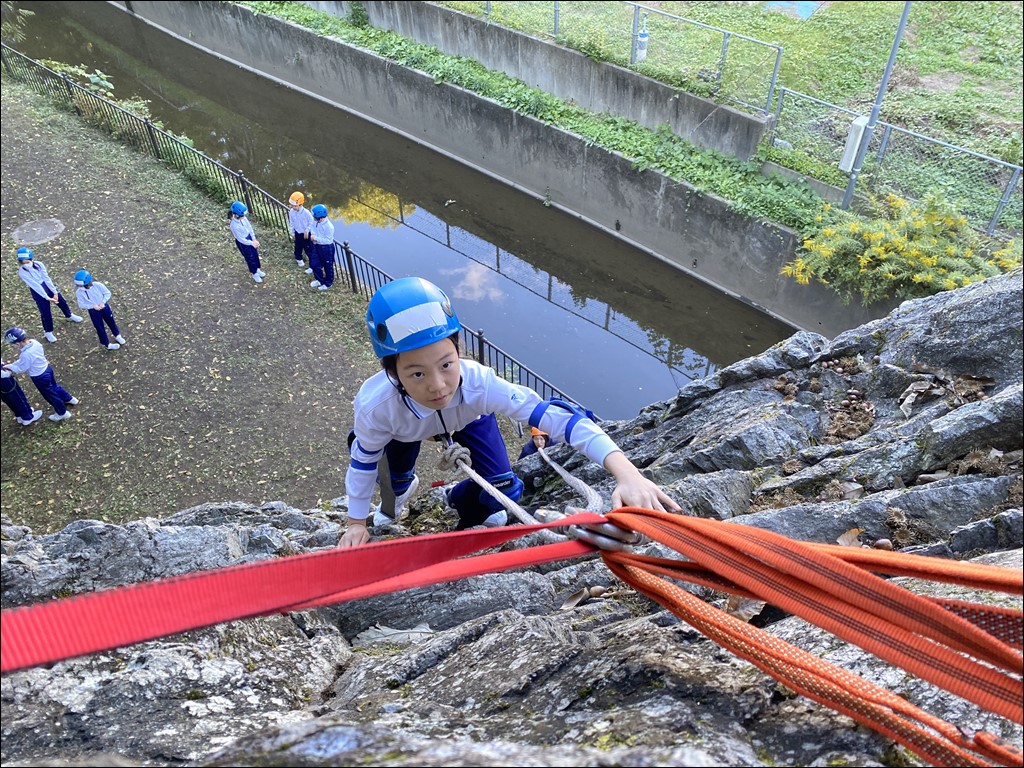 5年生 ぼうけん「ロッククライミング」