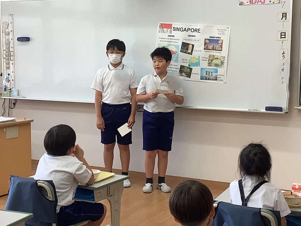 English Day『5年生の発表』