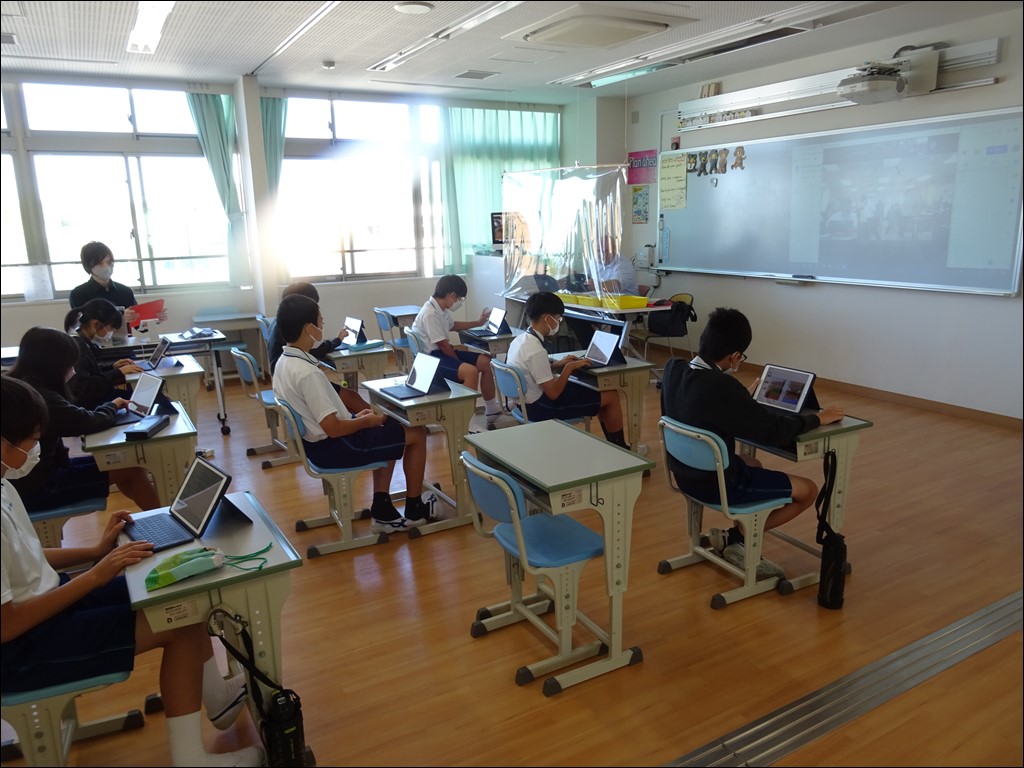 6年生　グアムオンライン交流会
