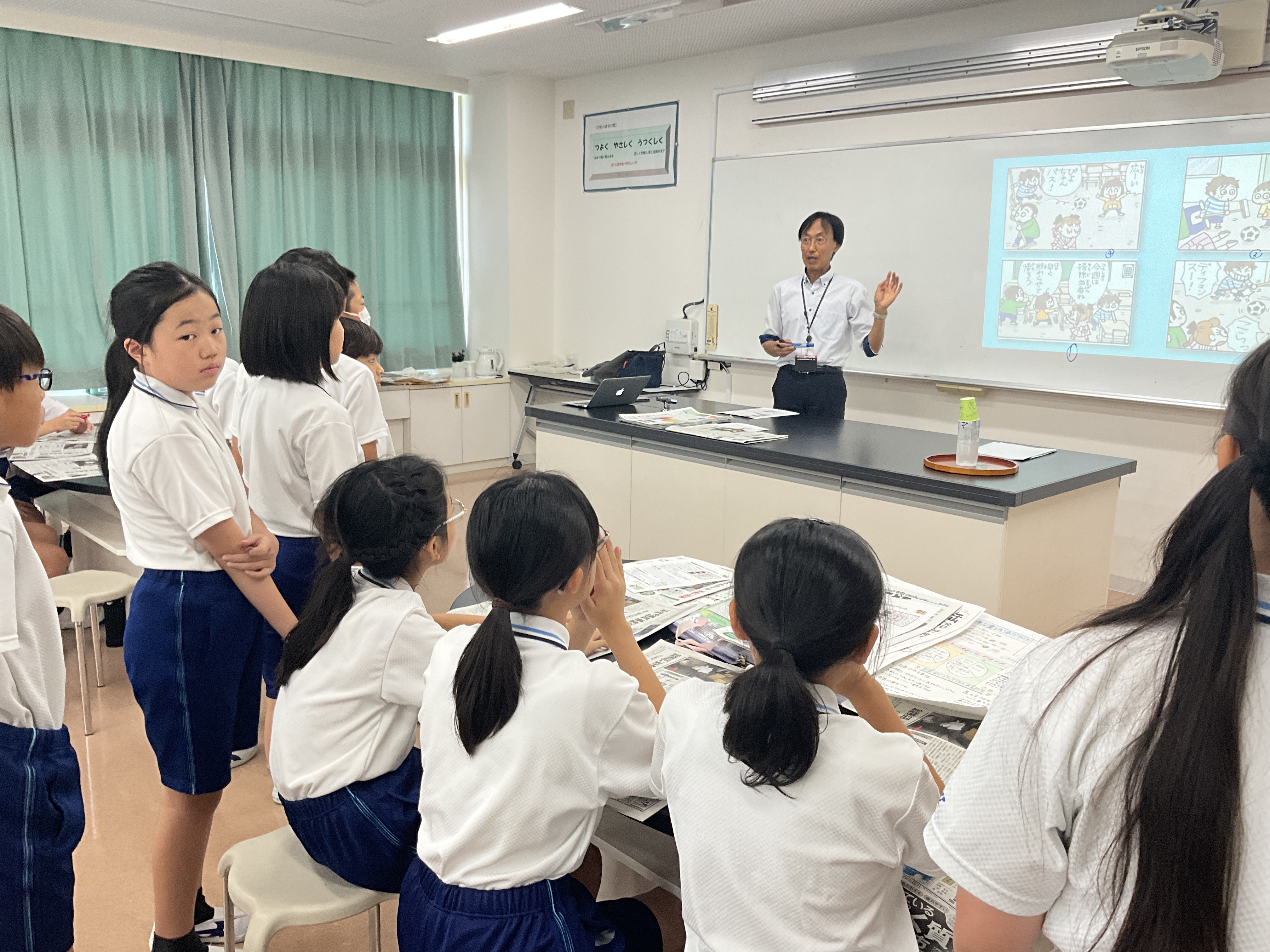 ５年生　わくわく新聞講座