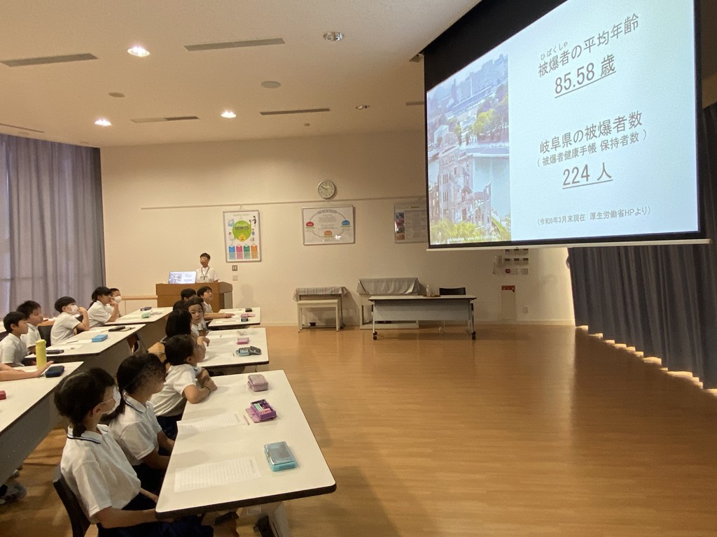 4年生　被爆体験者伝承講話