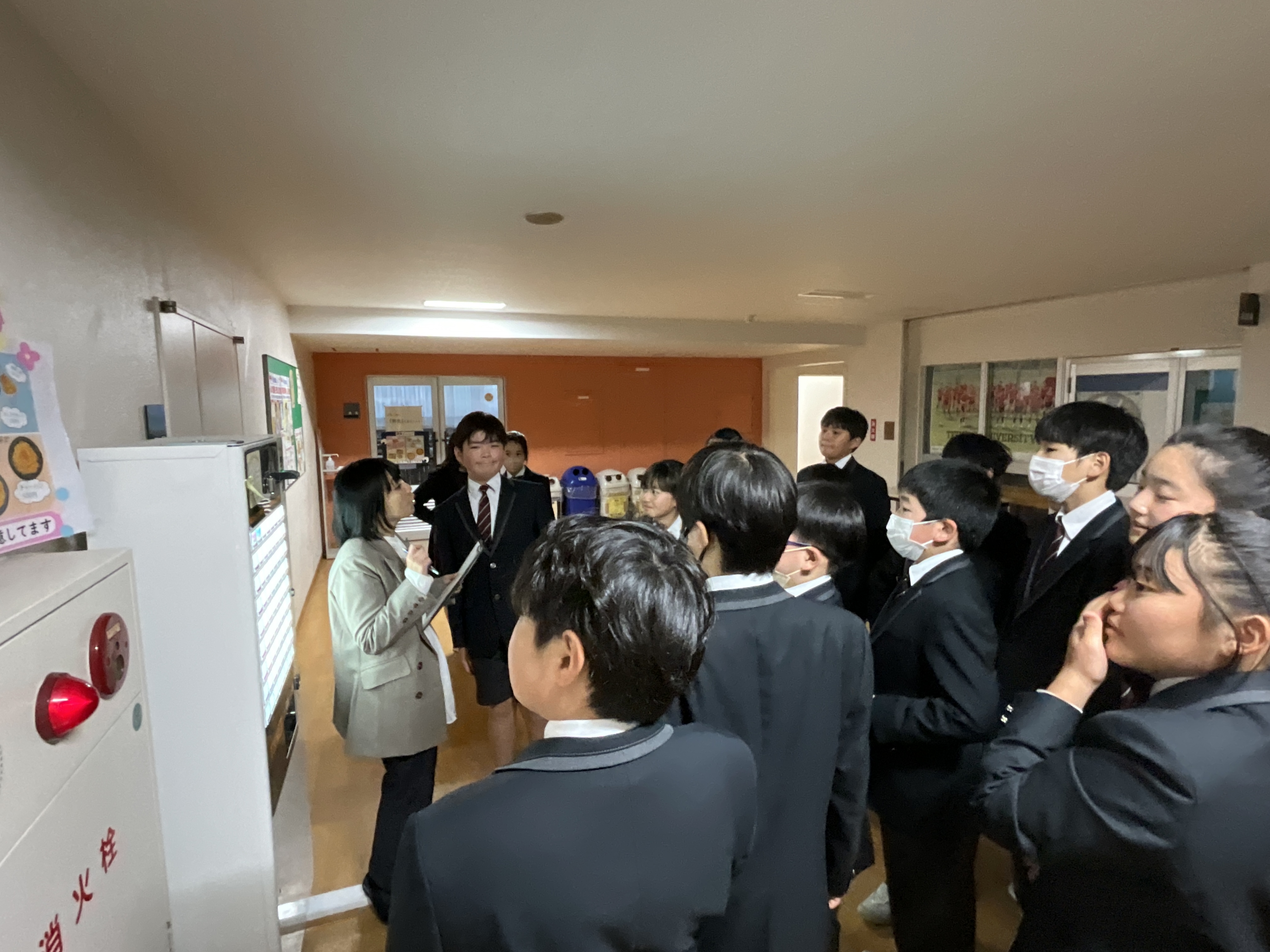 中学体験会・心得指導