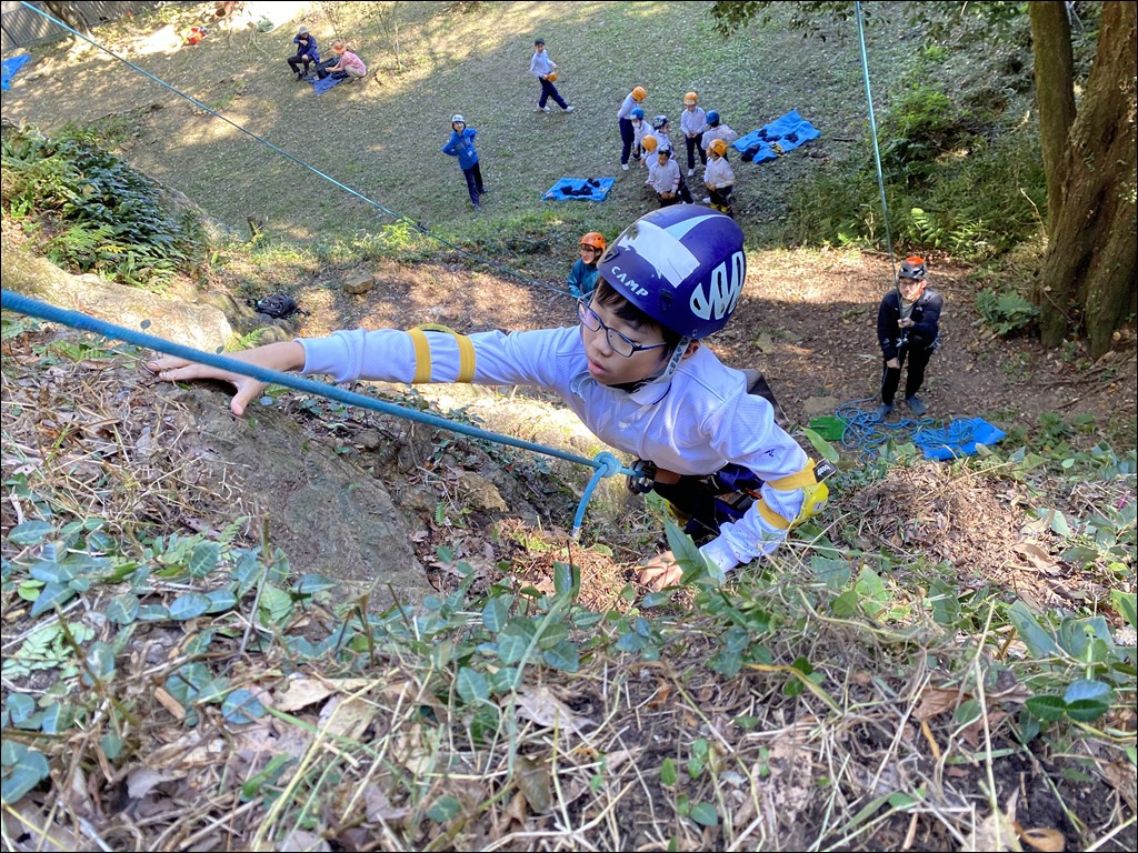 5年生 ぼうけん「ロッククライミング」