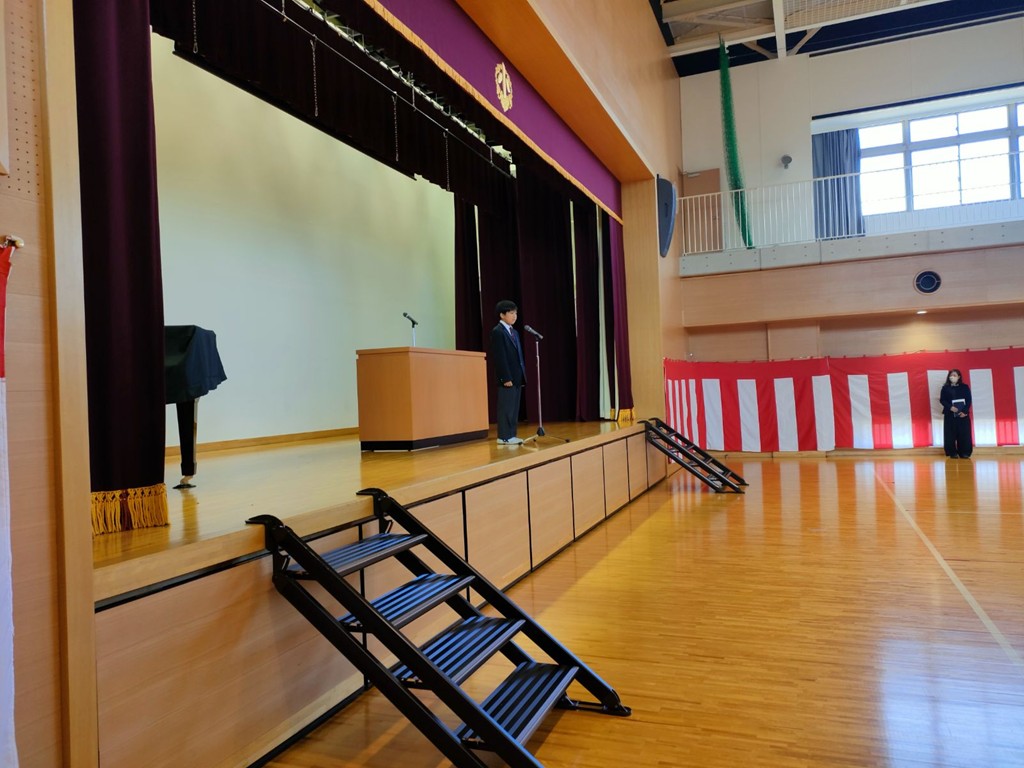 ３学期修了式