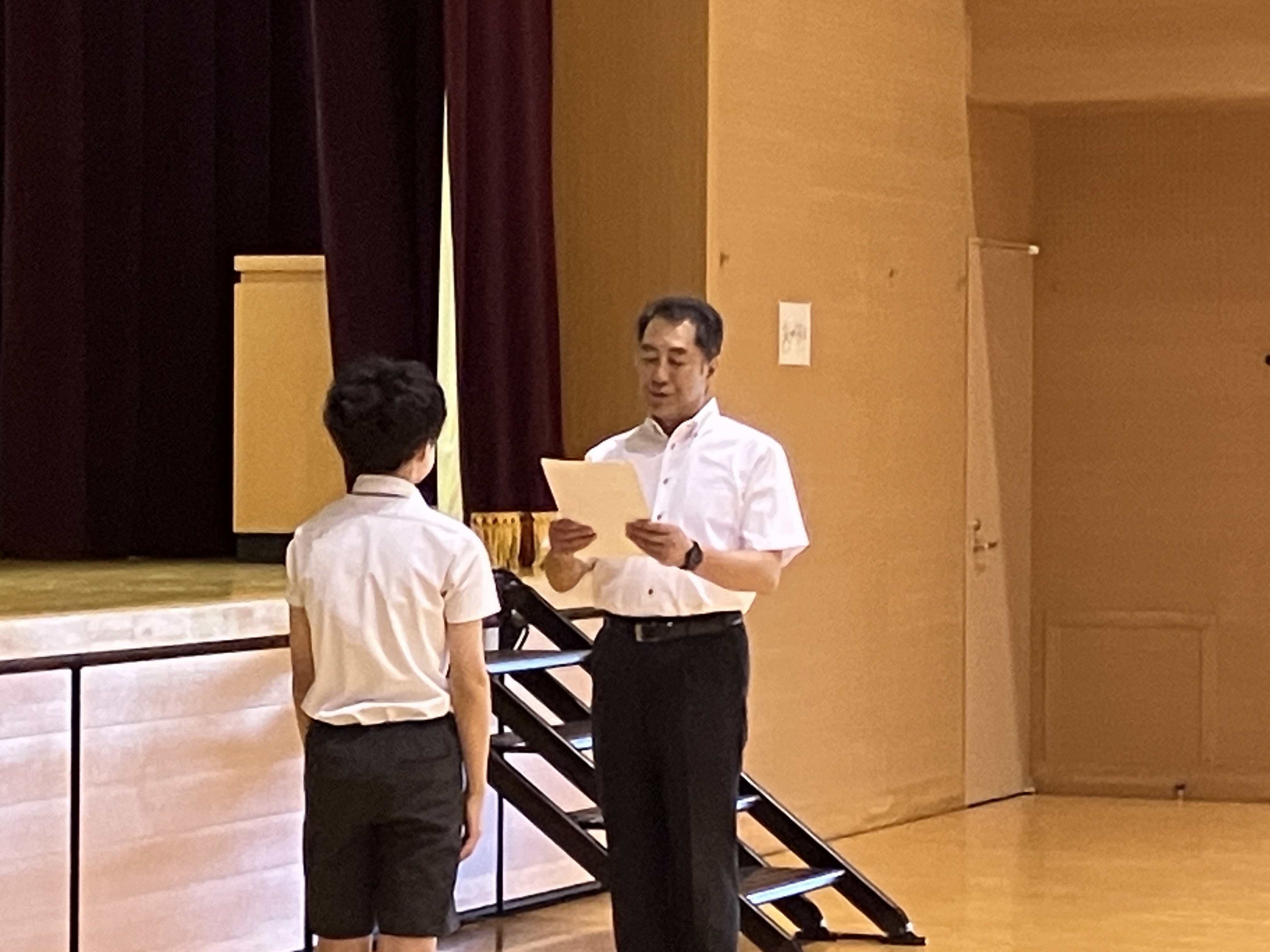 第2学期始業式