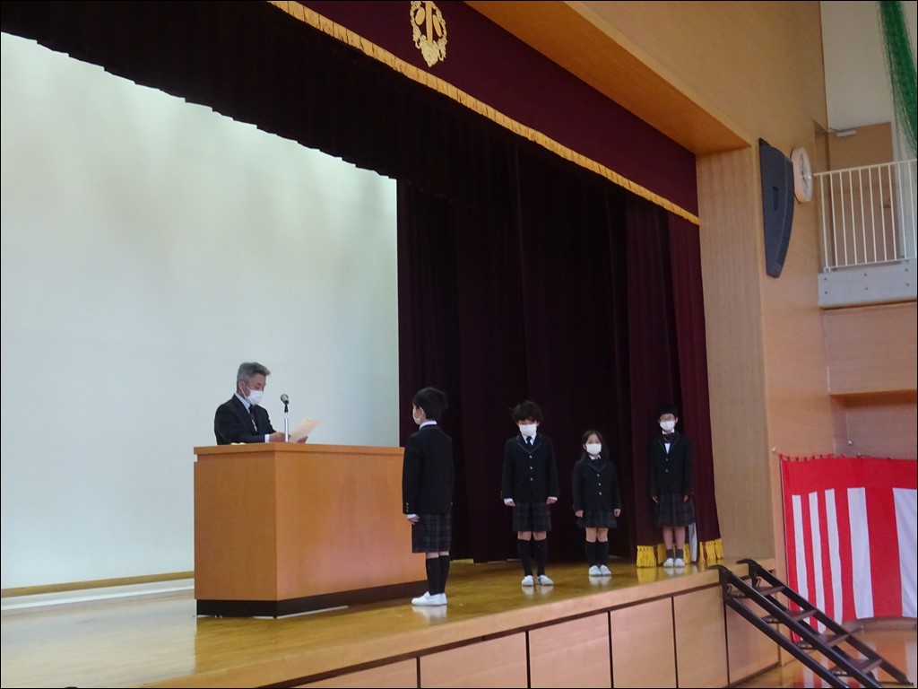 3学期 修了式