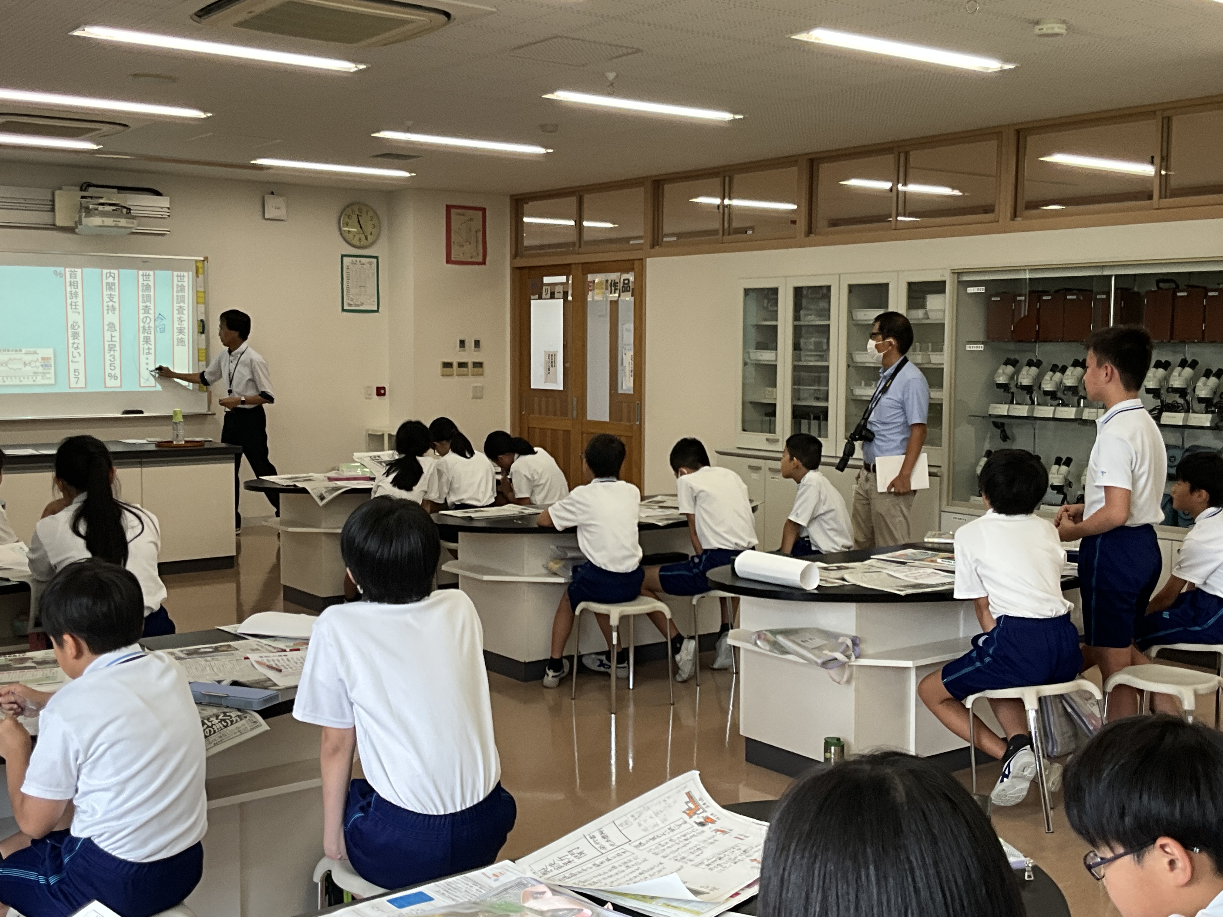 ５年生　わくわく新聞講座