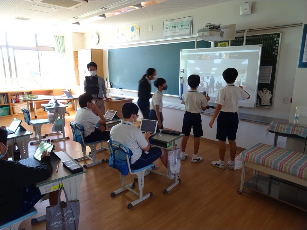 6年生　グアムオンライン交流会