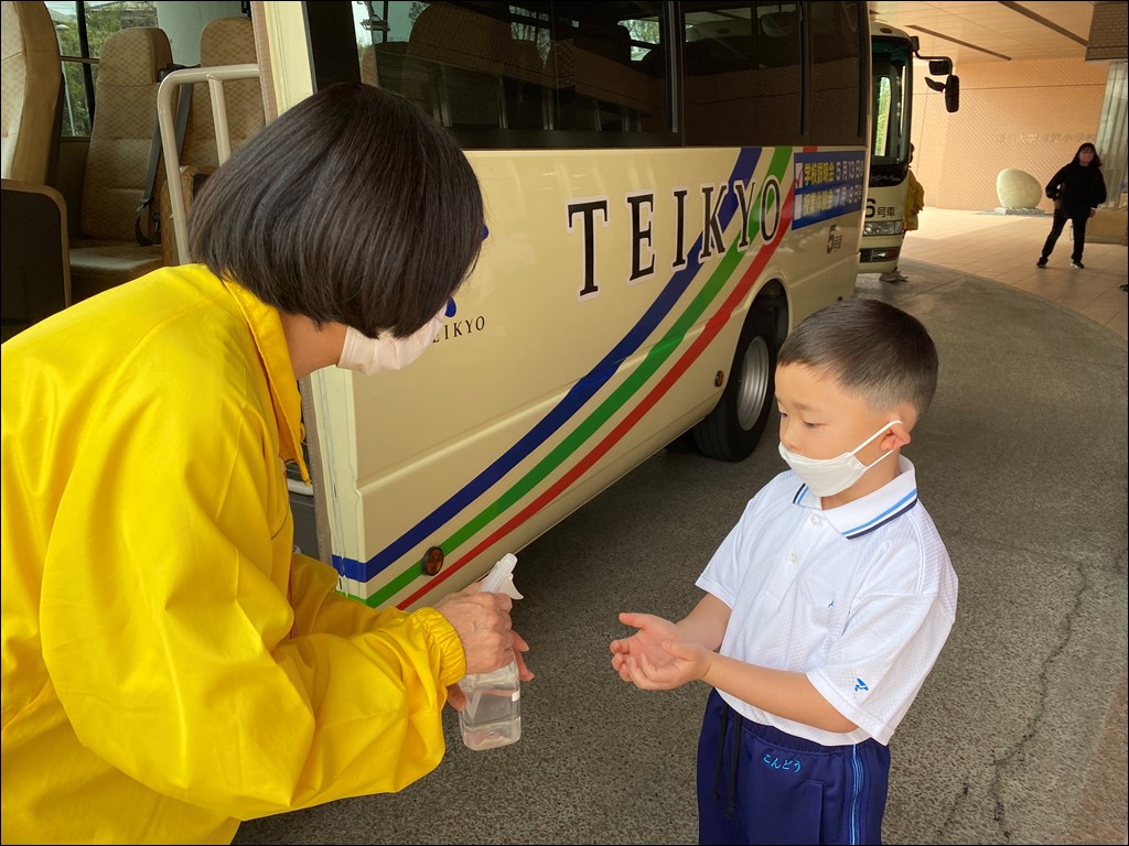 1年生、学習スタート