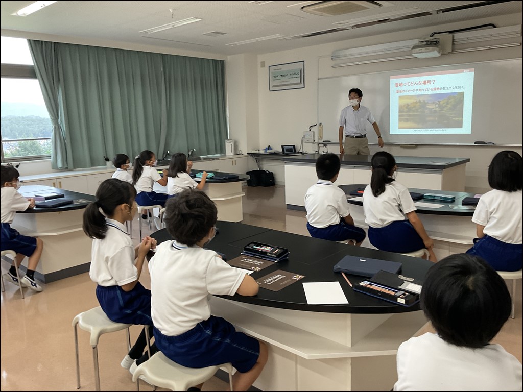 3年生　大森奥山湿地群勉強会