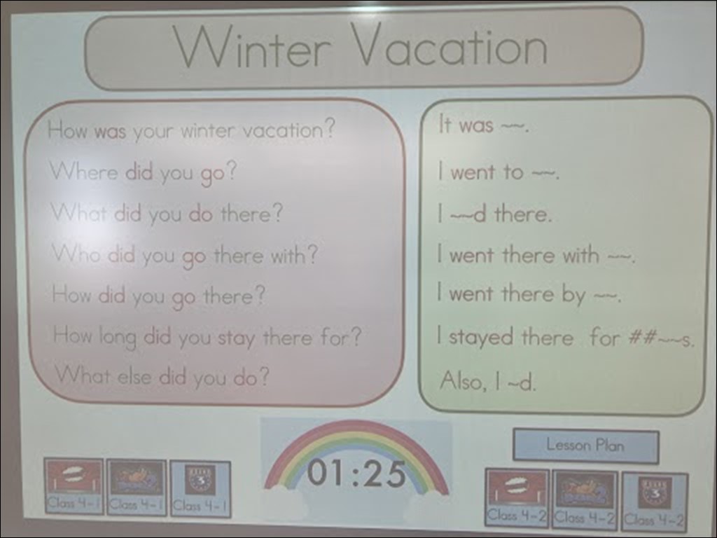 4年生 英語 School Blog 帝京大学可児小学校