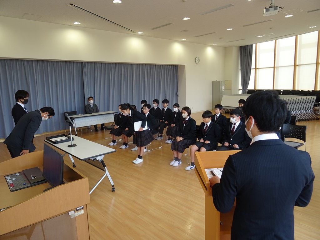 6年生　内定式