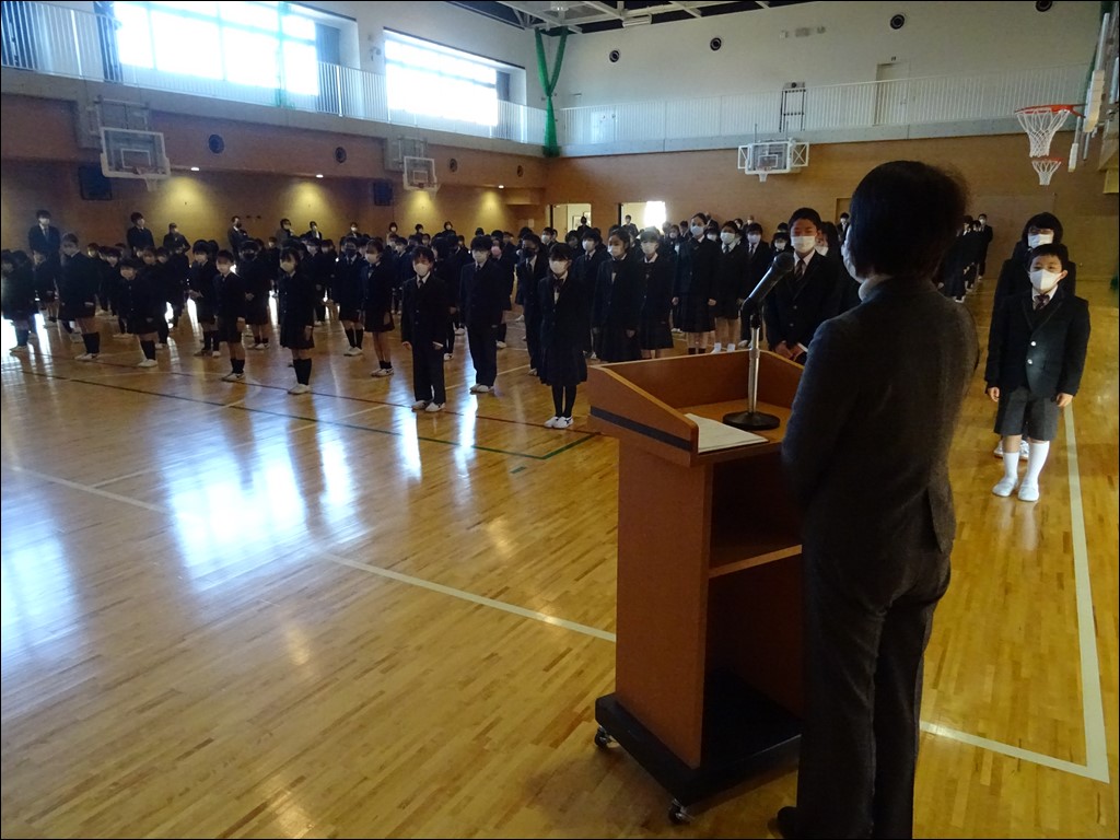 第3学期始業式