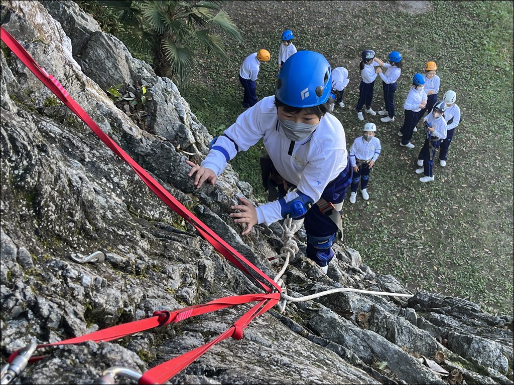 5年生 ぼうけん 「ロッククライミング」