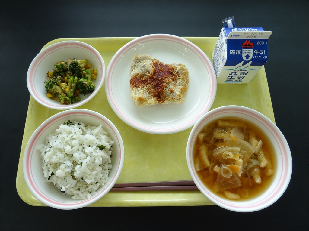 10月12日のメニュー写真