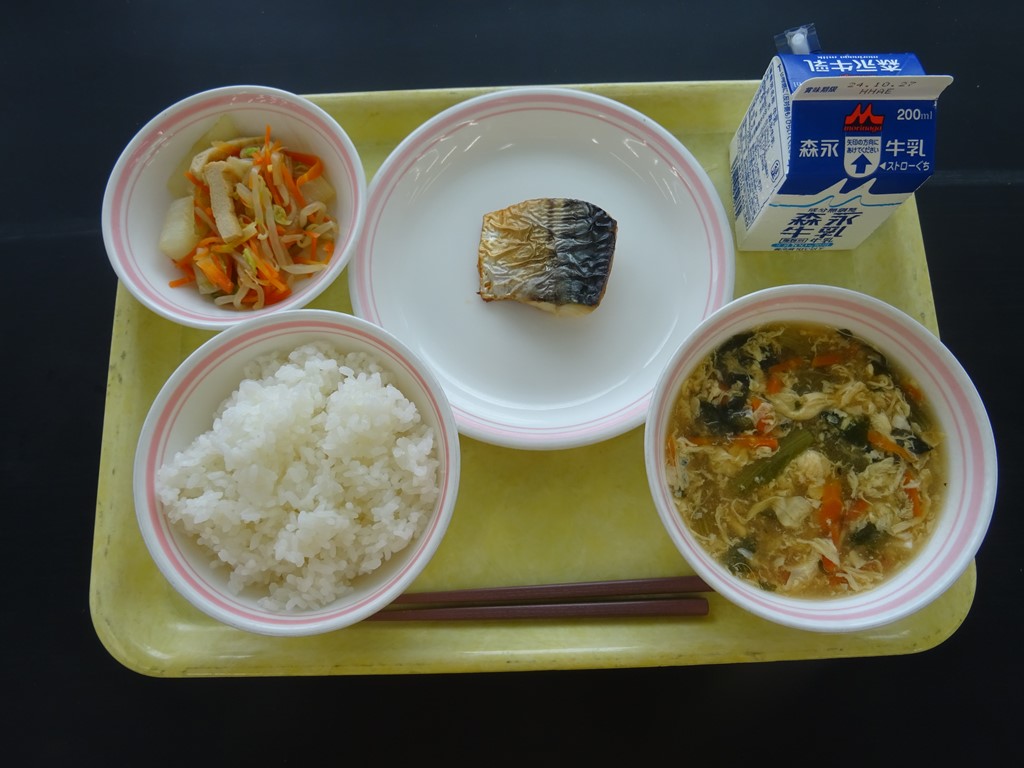 10月23日のメニュー写真