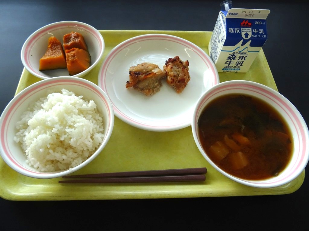 12月8日のメニュー写真