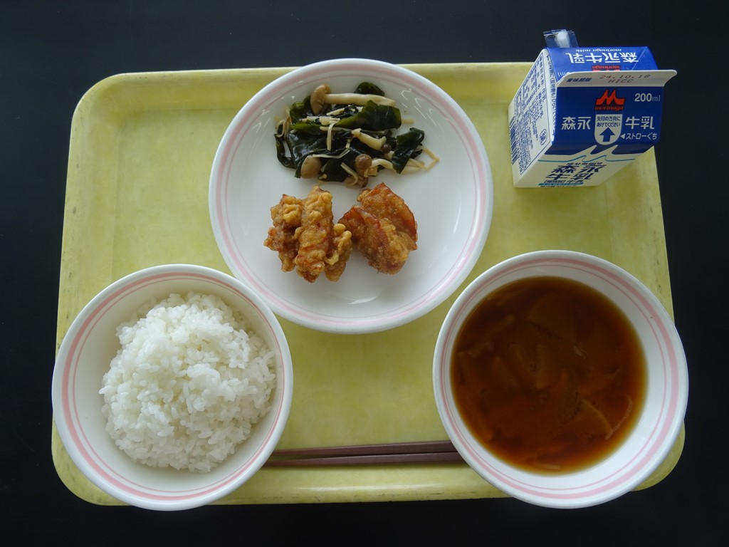 10月16日のメニュー写真